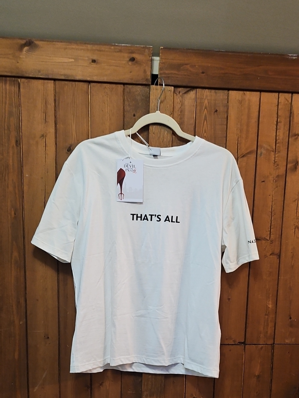 THAT'S ALL White Graphic Tee - The Devil Wears Prada Tee Only Sold In EU